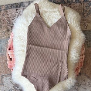 Abercrombie knit bodysuit tank top